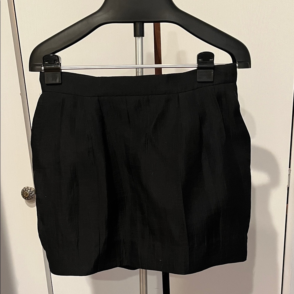 Marni Black Structured Mini Skirt size 44/M